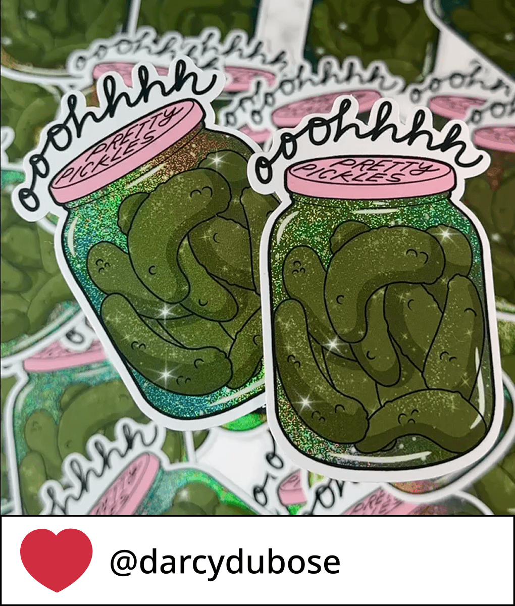 Pixie dust stickers - Pretty pickles - Darcydubose